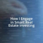 How I Engage in Smart Real Estate Investing